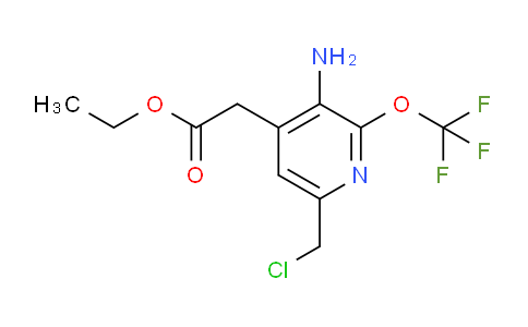 AM19259 | 1804472-82-9 | Ethyl 3-amino-6-(chloromethyl)-2-(trifluoromethoxy)pyridine-4-acetate
