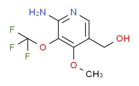 2-Amino-4-methoxy-3-(trifluoromethoxy)pyridine-5-methanol
