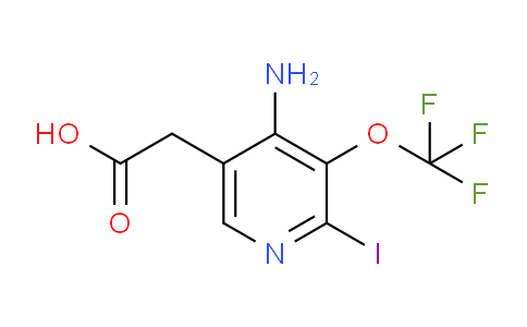 4-Amino-2-iodo-3-(trifluoromethoxy)pyridine-5-acetic acid