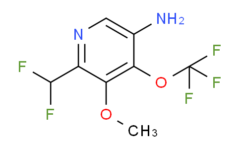 AM192613 | 1806230-89-6 | 5-Amino-2-(difluoromethyl)-3-methoxy-4-(trifluoromethoxy)pyridine