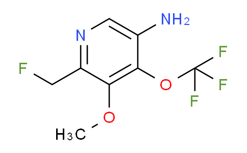 5-Amino-2-(fluoromethyl)-3-methoxy-4-(trifluoromethoxy)pyridine