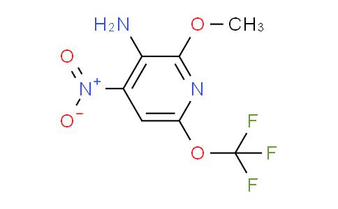 3-Amino-2-methoxy-4-nitro-6-(trifluoromethoxy)pyridine