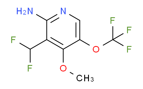 2-Amino-3-(difluoromethyl)-4-methoxy-5-(trifluoromethoxy)pyridine