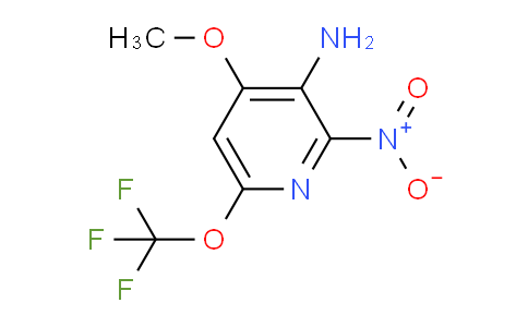 3-Amino-4-methoxy-2-nitro-6-(trifluoromethoxy)pyridine