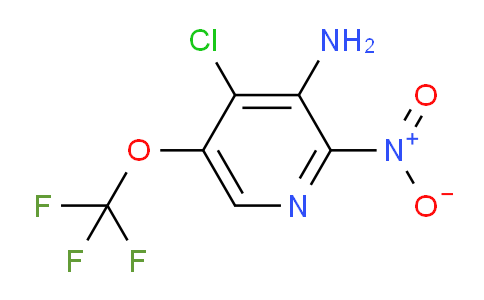 3-Amino-4-chloro-2-nitro-5-(trifluoromethoxy)pyridine
