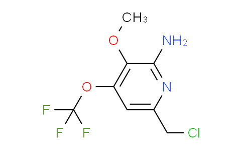 2-Amino-6-(chloromethyl)-3-methoxy-4-(trifluoromethoxy)pyridine