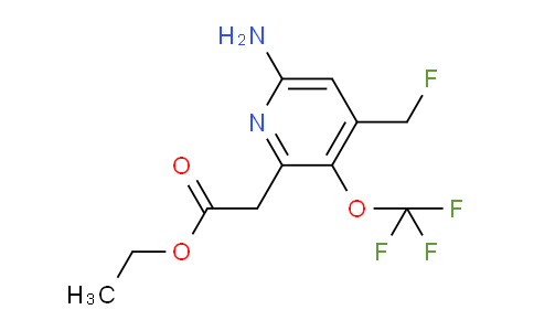 AM19269 | 1806195-46-9 | Ethyl 6-amino-4-(fluoromethyl)-3-(trifluoromethoxy)pyridine-2-acetate