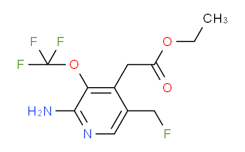 AM19272 | 1803475-92-4 | Ethyl 2-amino-5-(fluoromethyl)-3-(trifluoromethoxy)pyridine-4-acetate