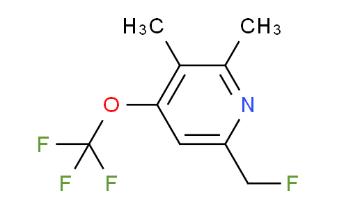 2,3-Dimethyl-6-(fluoromethyl)-4-(trifluoromethoxy)pyridine