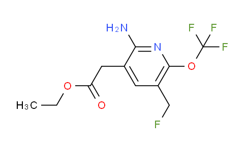AM19277 | 1804542-10-6 | Ethyl 2-amino-5-(fluoromethyl)-6-(trifluoromethoxy)pyridine-3-acetate