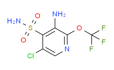 3-Amino-5-chloro-2-(trifluoromethoxy)pyridine-4-sulfonamide