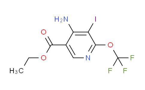 Ethyl 4-amino-3-iodo-2-(trifluoromethoxy)pyridine-5-carboxylate