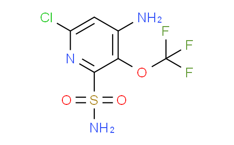 4-Amino-6-chloro-3-(trifluoromethoxy)pyridine-2-sulfonamide