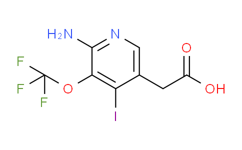 2-Amino-4-iodo-3-(trifluoromethoxy)pyridine-5-acetic acid