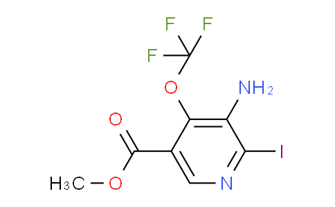 Methyl 3-amino-2-iodo-4-(trifluoromethoxy)pyridine-5-carboxylate