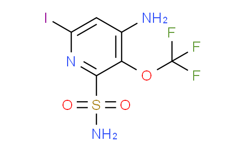 4-Amino-6-iodo-3-(trifluoromethoxy)pyridine-2-sulfonamide