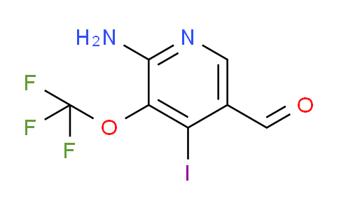 2-Amino-4-iodo-3-(trifluoromethoxy)pyridine-5-carboxaldehyde