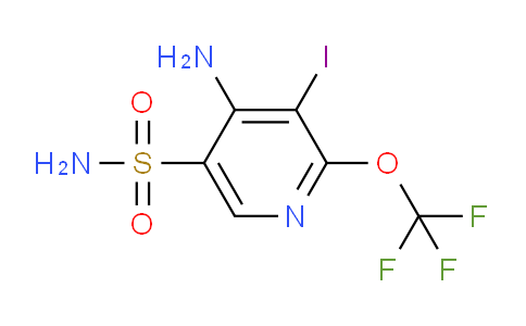 4-Amino-3-iodo-2-(trifluoromethoxy)pyridine-5-sulfonamide