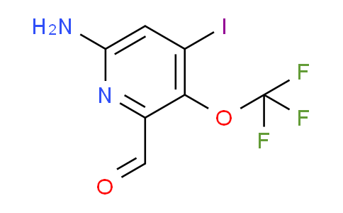 6-Amino-4-iodo-3-(trifluoromethoxy)pyridine-2-carboxaldehyde
