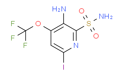 3-Amino-6-iodo-4-(trifluoromethoxy)pyridine-2-sulfonamide