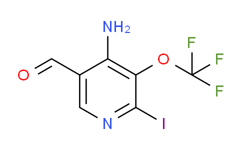 4-Amino-2-iodo-3-(trifluoromethoxy)pyridine-5-carboxaldehyde