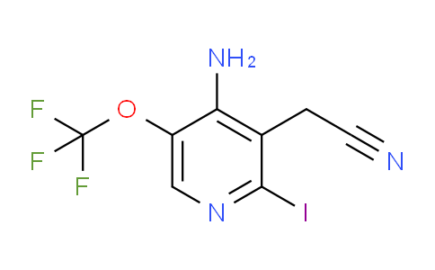 4-Amino-2-iodo-5-(trifluoromethoxy)pyridine-3-acetonitrile