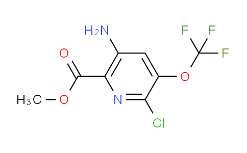 Methyl 5-amino-2-chloro-3-(trifluoromethoxy)pyridine-6-carboxylate