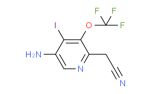5-Amino-4-iodo-3-(trifluoromethoxy)pyridine-2-acetonitrile