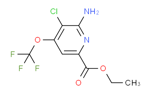 Ethyl 2-amino-3-chloro-4-(trifluoromethoxy)pyridine-6-carboxylate