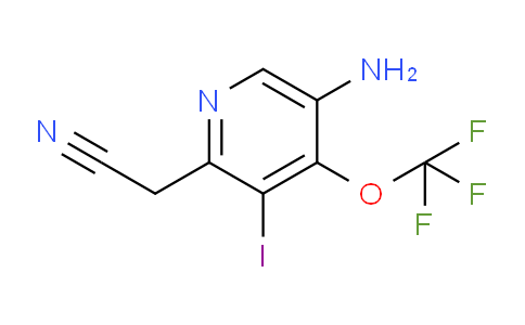 5-Amino-3-iodo-4-(trifluoromethoxy)pyridine-2-acetonitrile