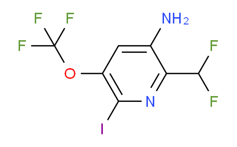 AM192928 | 1803927-71-0 | 3-Amino-2-(difluoromethyl)-6-iodo-5-(trifluoromethoxy)pyridine