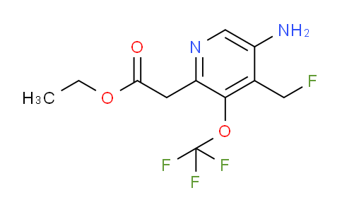 AM19293 | 1804534-12-0 | Ethyl 5-amino-4-(fluoromethyl)-3-(trifluoromethoxy)pyridine-2-acetate
