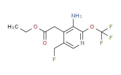 AM19296 | 1806099-94-4 | Ethyl 3-amino-5-(fluoromethyl)-2-(trifluoromethoxy)pyridine-4-acetate