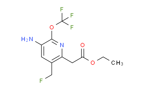AM19297 | 1804534-17-5 | Ethyl 3-amino-5-(fluoromethyl)-2-(trifluoromethoxy)pyridine-6-acetate
