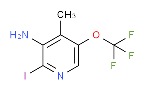 3-Amino-2-iodo-4-methyl-5-(trifluoromethoxy)pyridine