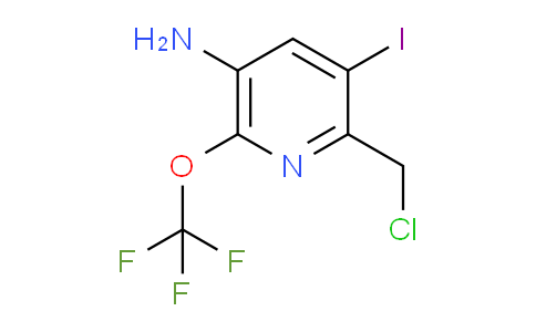 5-Amino-2-(chloromethyl)-3-iodo-6-(trifluoromethoxy)pyridine