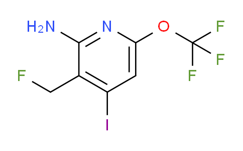 2-Amino-3-(fluoromethyl)-4-iodo-6-(trifluoromethoxy)pyridine