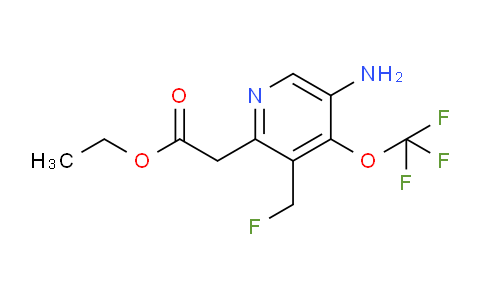 AM19299 | 1806100-00-4 | Ethyl 5-amino-3-(fluoromethyl)-4-(trifluoromethoxy)pyridine-2-acetate