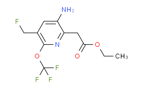 AM19300 | 1804534-27-7 | Ethyl 3-amino-5-(fluoromethyl)-6-(trifluoromethoxy)pyridine-2-acetate