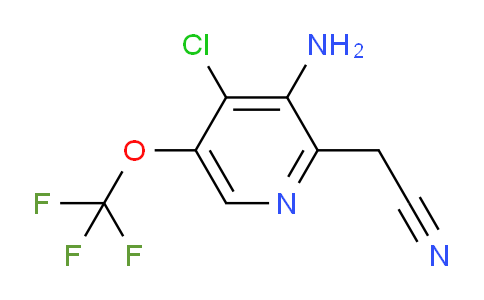 AM193023 | 1803633-90-0 | 3-Amino-4-chloro-5-(trifluoromethoxy)pyridine-2-acetonitrile