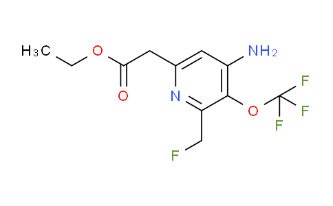 AM19303 | 1806100-06-0 | Ethyl 4-amino-2-(fluoromethyl)-3-(trifluoromethoxy)pyridine-6-acetate