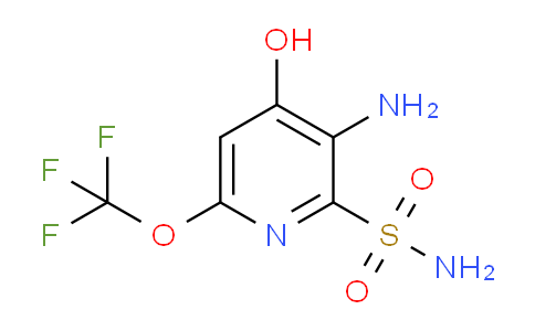 3-Amino-4-hydroxy-6-(trifluoromethoxy)pyridine-2-sulfonamide