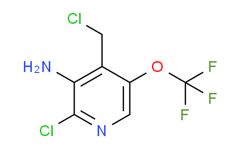 3-Amino-2-chloro-4-(chloromethyl)-5-(trifluoromethoxy)pyridine