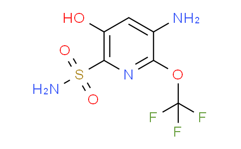 3-Amino-5-hydroxy-2-(trifluoromethoxy)pyridine-6-sulfonamide
