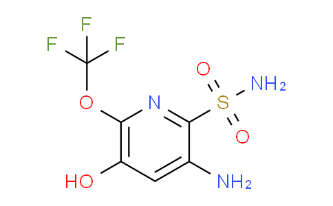 3-Amino-5-hydroxy-6-(trifluoromethoxy)pyridine-2-sulfonamide