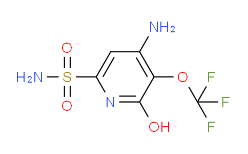 4-Amino-2-hydroxy-3-(trifluoromethoxy)pyridine-6-sulfonamide