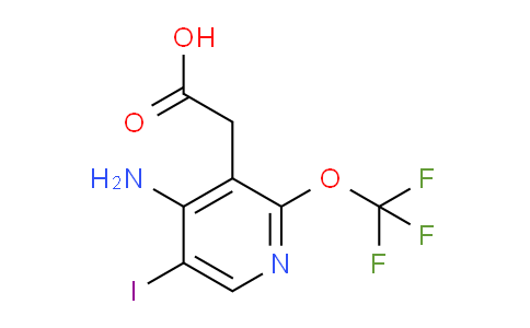 4-Amino-5-iodo-2-(trifluoromethoxy)pyridine-3-acetic acid