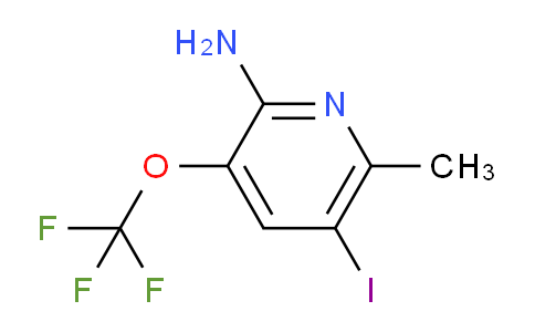 2-Amino-5-iodo-6-methyl-3-(trifluoromethoxy)pyridine