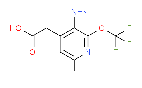 3-Amino-6-iodo-2-(trifluoromethoxy)pyridine-4-acetic acid