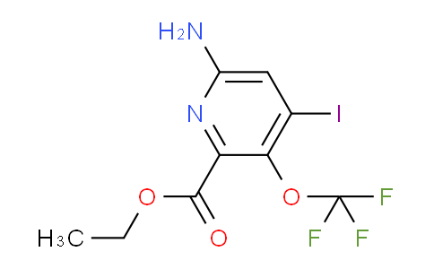 Ethyl 6-amino-4-iodo-3-(trifluoromethoxy)pyridine-2-carboxylate
